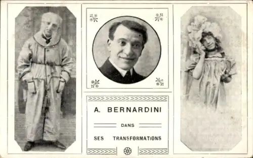 CPA A. Bernardini dans ses Transformations
