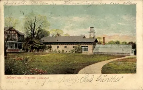 Ak Gröpelingen Hansestadt Bremen, Lindenhof