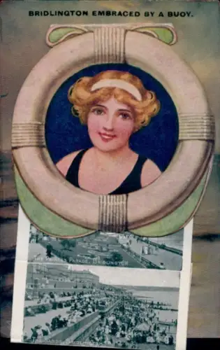 Leporello Ak Bridlington East Riding of Yorkshire, The Princes Parade, The Sands