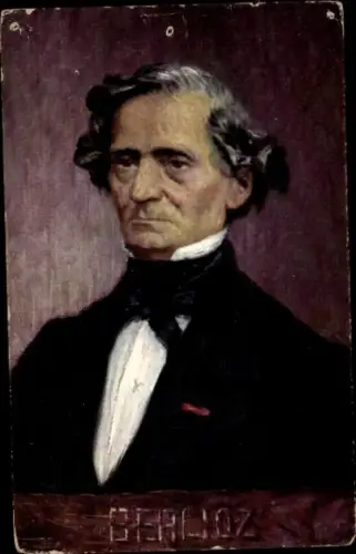 Künstler Ak Komponist Hector Berlioz, Portrait