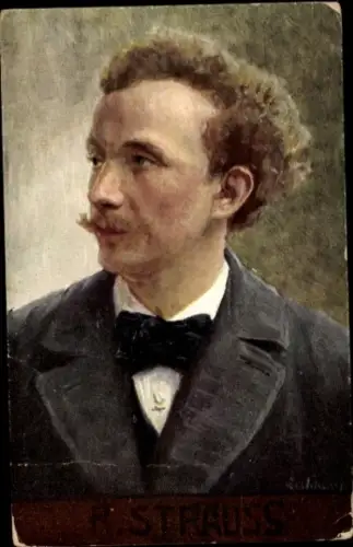 Künstler Ak Komponist Richard Strauss, Portrait