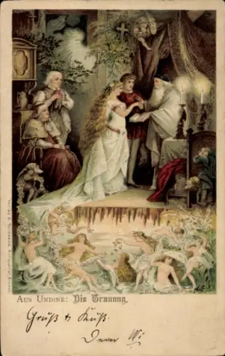 Litho Aus Undine, Trauung