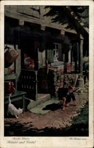 Künstler Ak Kubel, Otto, Brüder Grimm, Hänsel und Gretel