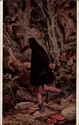 Künstler Ak von Schwind, Moritz, Rübezahl, Berggeist, Riesengebirge