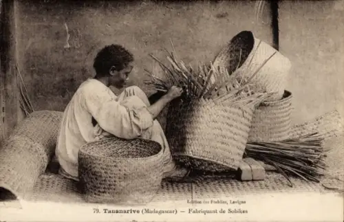 CPA Antananarivo Tananarive Madagascar, Fabriquant de Sobikes