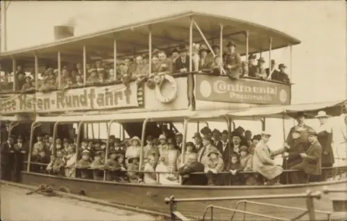 Foto Ak Hamburg, Hafen-Rundfahrt