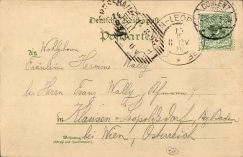 Litho Köln am Rhein, Dom, Post