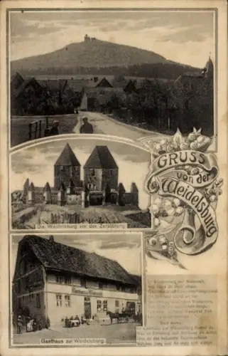 Ak Ippinghausen Wolfhagen in Hessen, Weidelsburg, Gasthaus