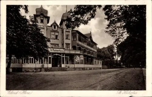 Ak Elend Oberharz am Brocken, St. Hubertus