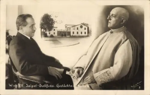 Ak Wien XV., Seipel-Dollfuss-Gedächtniskirche