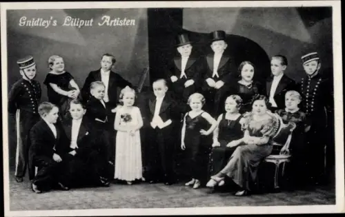 Ak Gnidley's Liliput Artisten, Liliputaner