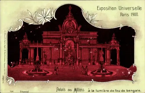 CPA Exposition Universelle Paris 1900, Palais des Millions