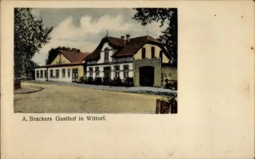 Ak Wittorf Neumünster in Holstein, Gasthof A. Bracker