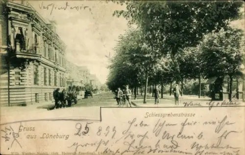 Ak Lüneburg in Niedersachsen, Schiessgrabenstraße