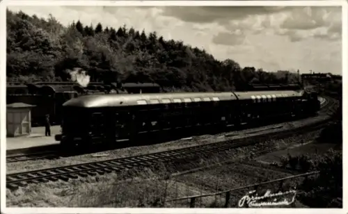 Ak Lübeck Büchener Eisenbahn, Doppelstockwagen