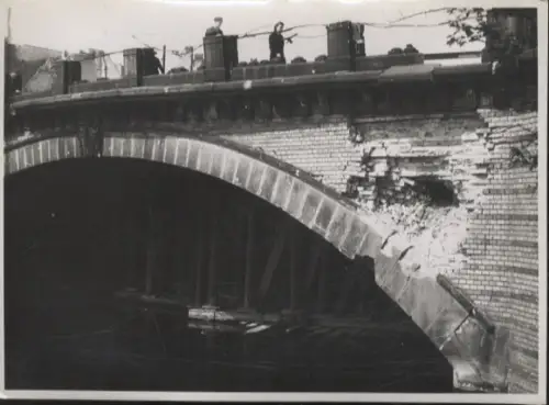 Original Foto Berlin Kreuzberg, Baerwaldbrücke, um 1945/46