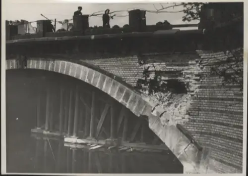 Original Foto Berlin Kreuzberg, Baerwaldbrücke, um 1945/46