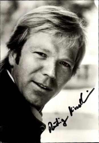 Ak Schauspieler Rüdiger Kirschstein, Portrait, Autogramm