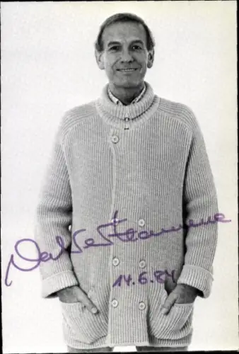 Ak Schauspieler Walter Flamme, Portrait, Autogramm