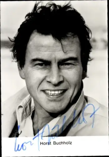 Foto Schauspieler Horst Buchholz, Portrait, Autogramm