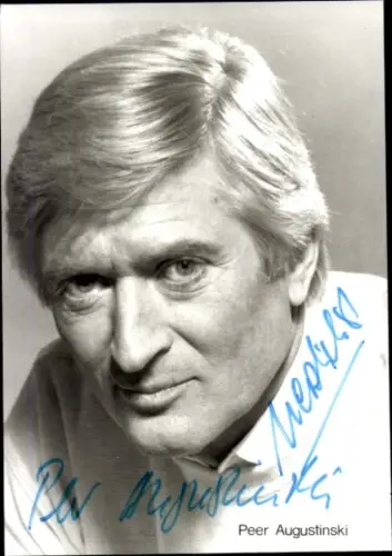 Ak Schauspieler Peer Augustinski, Portrait, Autogramm