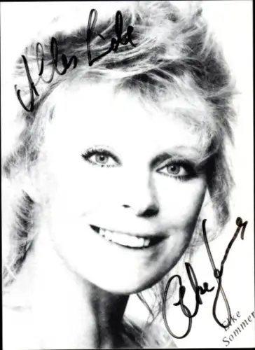 Ak Schauspielerin Elke Sommer, Portrait, Autogramm