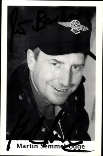 Autogrammkarte Schauspieler Martin Semmelrogge, Portrait, Autogramm