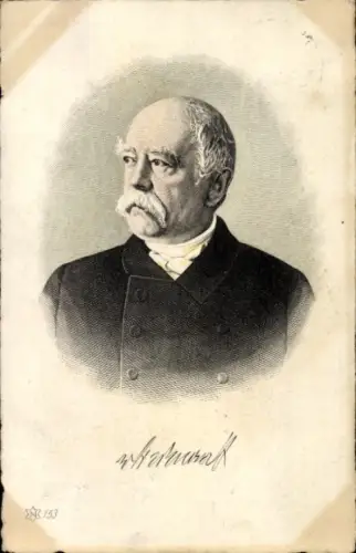 Ak Porträt von Otto von Bismarck