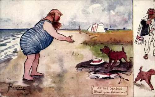 Künstler Ak Thackeray, L., Seaside, Don't you know me