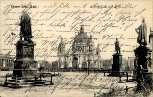 Ak Berlin Mitte, Schinkelplatz, Dom