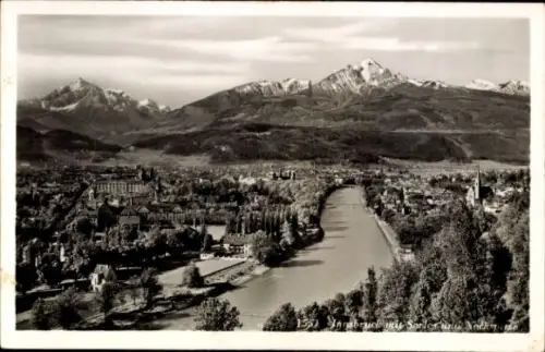 Ak Innsbruck in Tirol, Gesamtansicht, Senles, Nockspitze