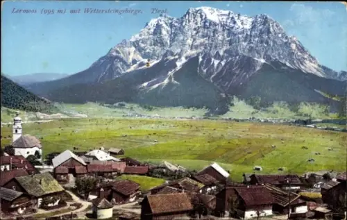 Ak Lermoos Tirol,  Wettersteingebirge, Tirol, Berge, Landschaft