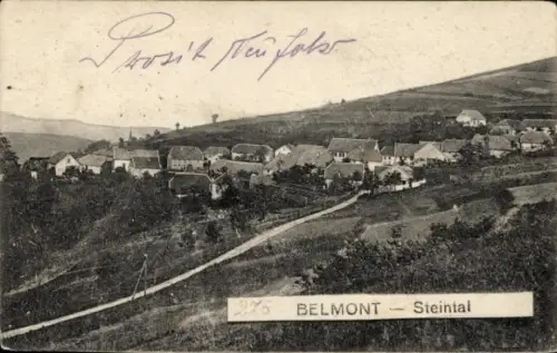 Ak Belmont im Steintal Elsass Bas Rhin, Gesamtansicht