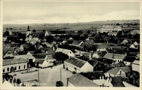 Ak Selletitz Südmähren, Gesamtansicht