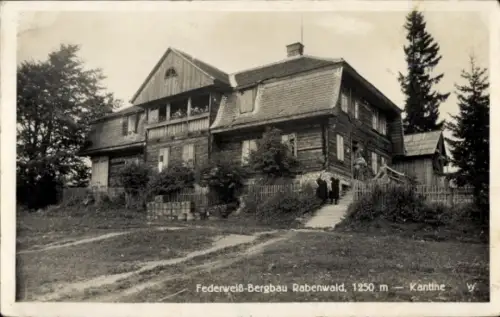 Ak Stubenberg Steiermark, Federweiß-Bergbau Rabenwald, Kantine