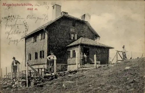Ak Niklasdorf Steiermark, Mugelschutzhütte