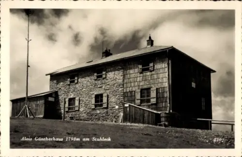 Ak Steinhaus am Semmering Steiermark Österreich, Berg Stuhleck, Alois Günther Haus, Alois Günther