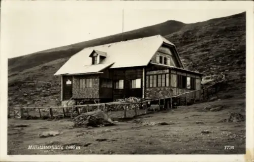 Ak Laubendorf Millstatt am See Kärnten Österreich, Millstätter Hütte