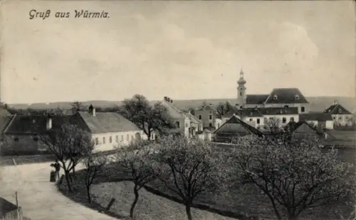 Ak Würmla in Niederösterreich, Gesamtansicht