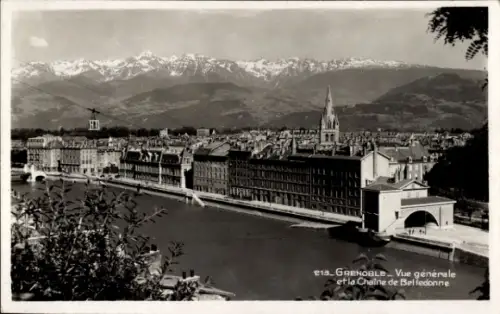 Ak Grenoble Isère, Gesamtansicht