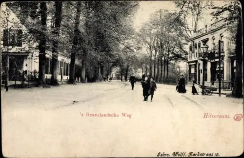 Ak Hilversum Nordholland Niederlande, 's Gravelandsche Weg