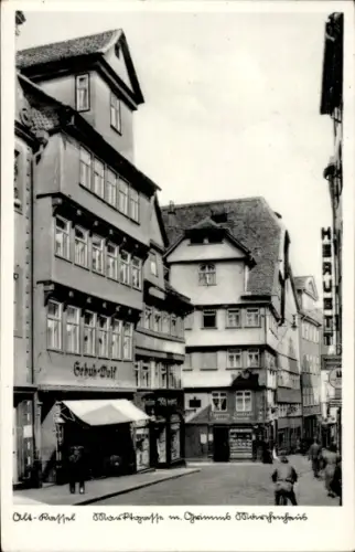Ak Kassel in Hessen, Marktgasse, Haus der Gebrüder Grimm