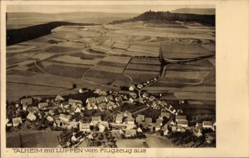 Ak Talheim Kreis Tuttlingen, Fliegeraufnahme