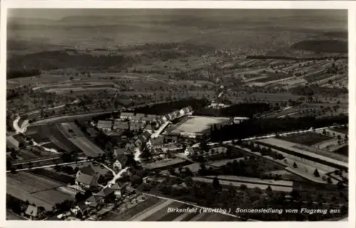 Ak Birkenfeld im Schwarzwald Württemberg, Luftaufnahme