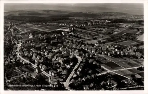 Ak Birkenfeld im Schwarzwald Württemberg, Luftaufnahme