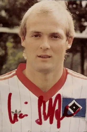 Autogrammkarte Fußballer Kai Steffen, Hamburger SV, Autogramm