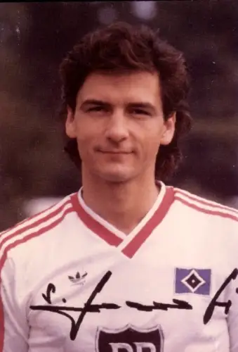 Autogrammkarte Fußballer Sascha Jusufi, Hamburger SV, Autogramm