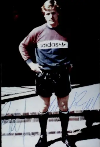 Autogrammkarte Fußballer Wolfgang Kampf, Hamburger SV, Autogramm