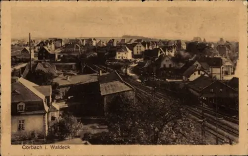 Ak Korbach in Hessen, Gesamtansicht