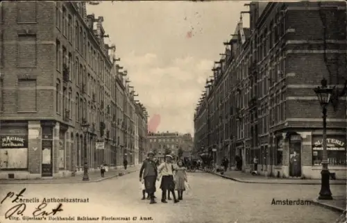 Ak Amsterdam Nordholland Niederlande, Cornelis Anthoniszstraat